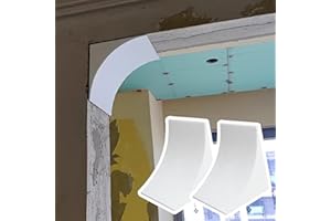 2 PCS Doorway Arch Kit for Drywall Wall, Foam Round Door Arch Trim Molding, Universal White Archway Moulding, Interior Corrid