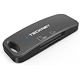 TeckNet USB 3.0 All-in-1 Memory Card Reader Adapter 8 in 1 for SDXC, SDHC, SD, MMC, RS-MMC, Micro SDXC, Micro SD, Micro SDHC Card, Support UHS-I Cards