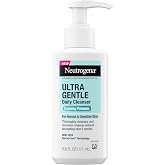 Neutrogena Ultra Gentle Foaming Facial Cleanser, Fragrance-Free, 5.8 fl oz | Foaming Face Wash for Sensitive Skin, Gently Cleanses Away Dirt, Oil &amp; Makeup Without Over Drying