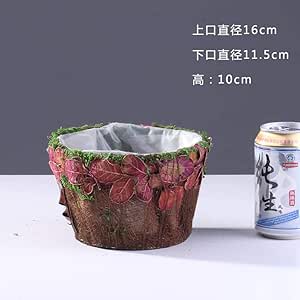 ASD Decoracion Canasta de Flores decoración de Cuerda de cáñamo de