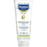 Mustela Baby Nourishing Lotion – Daily Body Lotion for Dry Skin - with Natural Avocado, Cold Cream & Beeswax - 6.76 fl. oz. - Packaging may vary