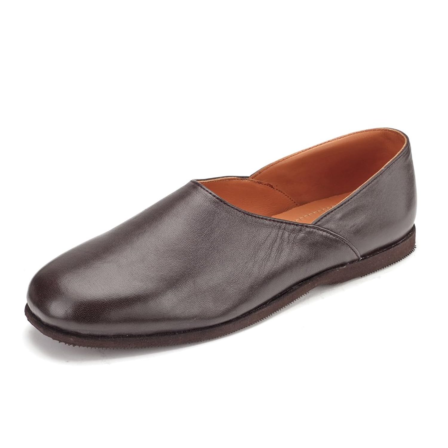 Men's Slippers Clarks King Ross Mens brown real leather slippers 8 G