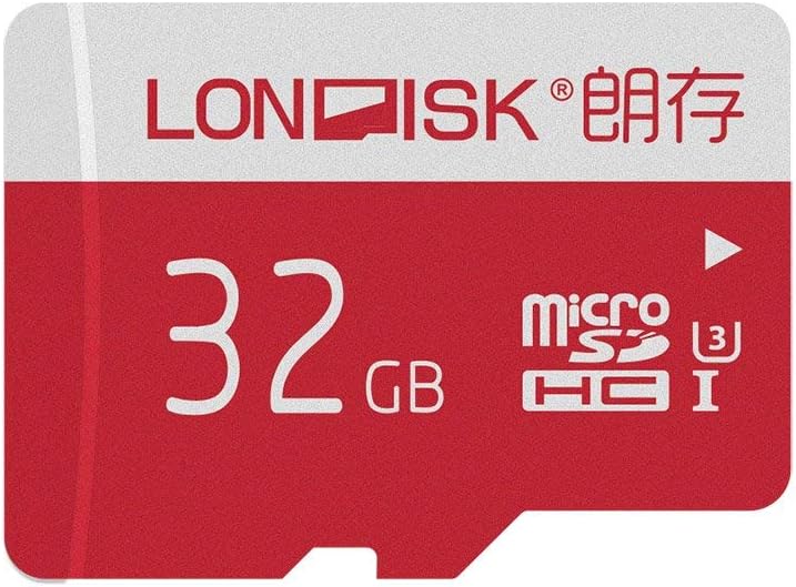 LONDISK Micro SD Card 32GB U3 Class10 SDHC Card with SD Adpater for Mobile Phone/Camera(U3 32GB)