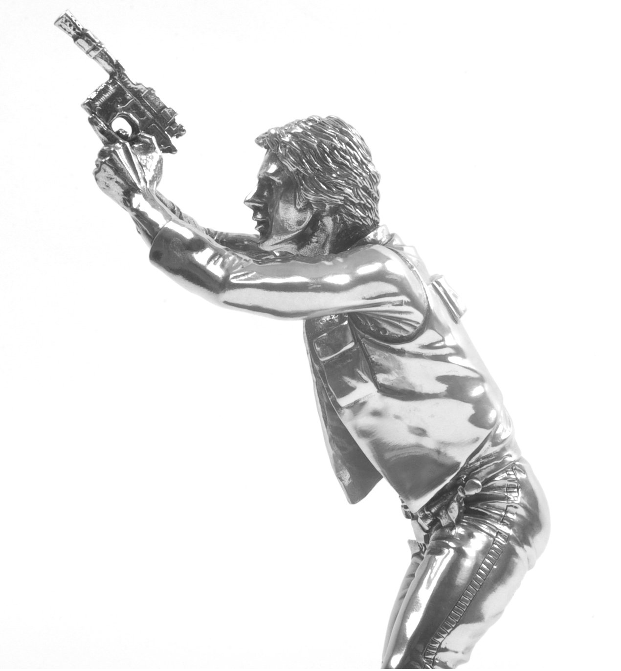 Royal Selangor Hand Finished Star Wars Collection Pewter Limited Edition Han Solo Statue