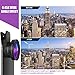 Phone Camera Lens Attachments | ZWARTpro Macro + Wide Angle 2 in 1 Cell Phone Lens Kit for iPhone, iPad, Most Android Smartphones & Tablets + Clip & Travel Case (Bigeye 53mm)