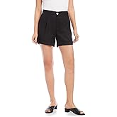 Karen Kane Women's High-Waist Pleated Shorts