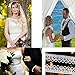 Seasofbeauty Rhinestone Crystal Bridal Dress Applique Trim Wedding Decoration 1yds Silver