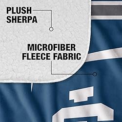 Ithaca College Bombers Primary Logo Stripes Sherpa