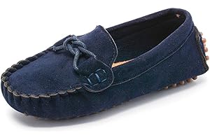 TangDao Toddler Little Kid Boys Girls Soft Slip On Loafers Dress Flat Shoes Casual Penny Loafer Moccasin Shoes for Boys and Girls