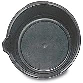 WirthCo Funnel King 32950 Oil Drain Pan, Length 13 1/2", Height 4 1/2", Made in USA, Black