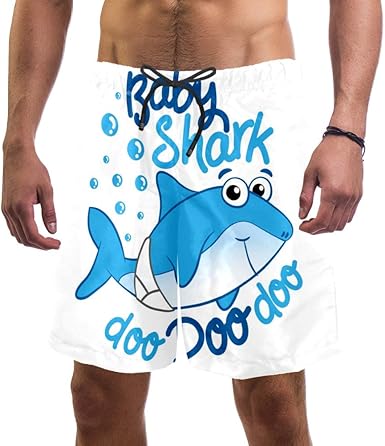 baby shark swim trunks