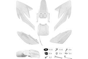 PRO BAT 7 PCs Plastic Fender Kit CRF70 XR70 Pit Bike 2006-2012,White