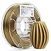 AMOLEN PLA 3D Printer Filament, Frosted Bronze 1.75mm Filament +/- 0.03 mm, 225G/0.5 LBS Spool, Includes Sample Marble Filament - 100% USA