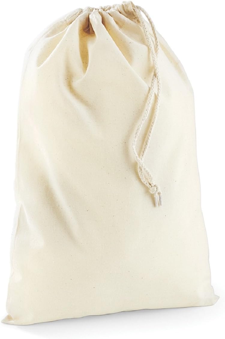 Cotton Stuff Bag in Natural M 45x30cm