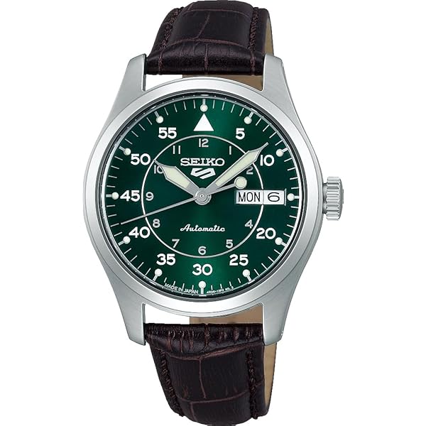 Amazon.com: Seiko Five Sports 100 m Military snzg15 K1 Reverse