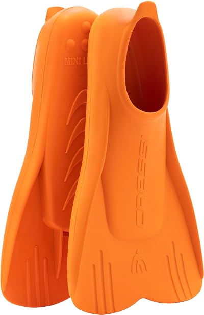Cressi Mini Light Fins Orange 23/24 Kids Learn to Swim