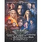 Coloring Book - Game of Τhrones - EXCLUSIVE EDITION - Over 50 selected beautiful illustrations for coloring