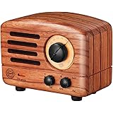 MUZEN OTR Bluetooth Speaker, Portable Bluetooth Wireless Vintage Speakers with Crystal Clear Sound,Retro Wood Bluetooth Speak