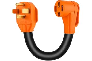 ZEMIRO CHARGE 14-30P to 14-50R EV Charger Adapter,ETL&UL Listed 30A Dryer EV Charging Adapter Cord to 50A 14-50 Adapter Compatible with Tesla and Other EV Level 2 Charging