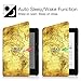 Fintie Case for Kindle Voyage - [The Thinnest and Lightest] Protective PU Leather Slim Shell Cover with Auto Sleep / Wake for Amazon Kindle Voyage (2014), Ancient Map