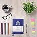 Richesse Planner - Daily Planner to Increase Productivity, Time Management & Happiness and Hit Your Goals - Undated, Hardcover & A5 Size - 6 Months (Royal Blue)
