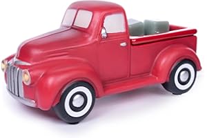 Scentsationals Christmas Wax Warmer, Wax Melt Warmer for Scented Melts - Truck Collection Red Truck - Candle Wax Melter for Fragrance Cubes and Tarts
