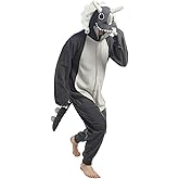 dressfan Animal Triceratops Dragon Onesie Costume Dinosaur Christmas Halloween Cosplay Costume Pajamas Unisex Adults Teens
