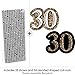 Adult 30th Birthday - Gold - Paper Straw Decor - Birthday Party Striped Decorative Straws - Set of 24