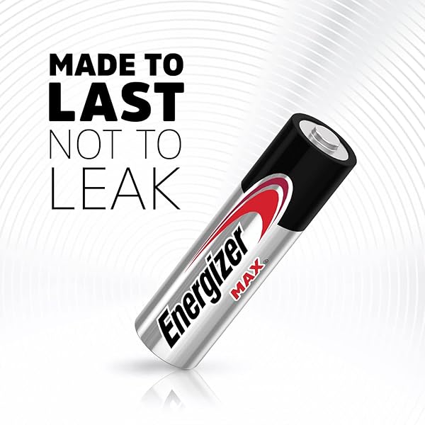 ENERGIZER AA BATTERIES, MAX DOUBLE AA BATTERY ALKALINE, 4 COUNT
