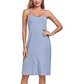 BestWendding Women's Full Slip Dresses Sexy Sleeveless Nightgowns Adjustable Spaghetti Straps Cami Under Dress