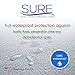 SURE Premium 100% Waterproof Mattress Protector - Hypoallergenic- Multiple Sizes 10 Year Warranty (King)