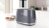 Morphy Richards Hive 2 Slice Toaster Grey 850W Variable Browning Anti-jam view 2