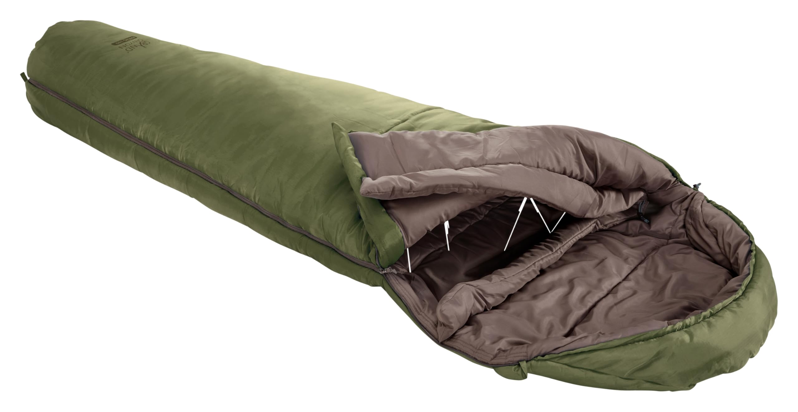 Grand Canyon KANSAS 190 Mummy sleeping bag - Premium sleeping bag for outdoor camping - Limit 0° - Capulet Olive