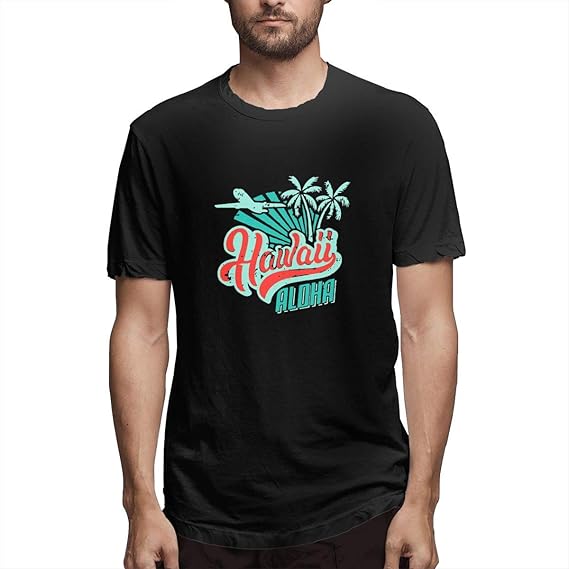 Amazon Co Jp Hawaii Aloha ハワイ パームツリー Tシャツ メンズ ユニーク 綿 プリントtシャツ 丸首 ショートスリーブ 夏トップス ヴォーグ 吸汗速乾 カジュアル 通学 通勤 服 ファッション小物