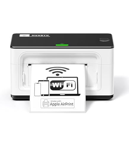 Amazon.com: MUNBYN Bluetooth Thermal Label Printer 941B+ILH03 5-in