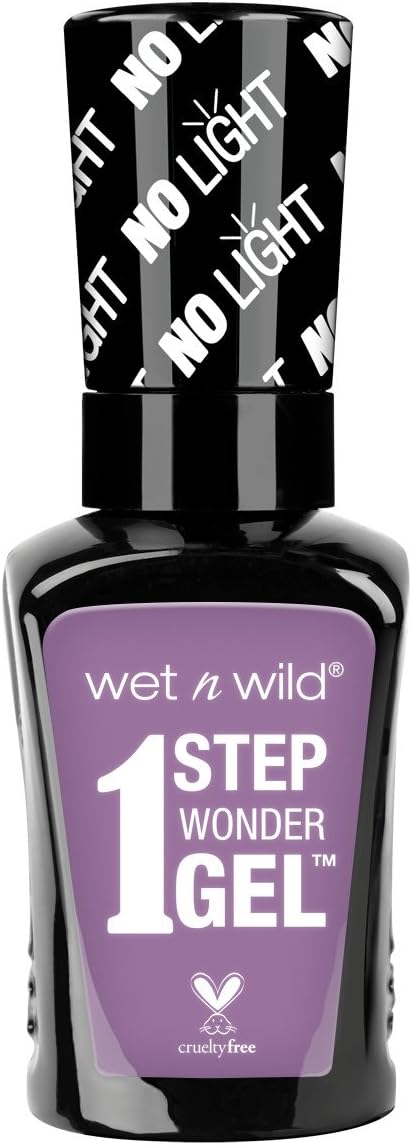 Wet & Wild Wonder Gel 1-Step Nail Color 728a Lavender Out Loud, 2.2 Ounce