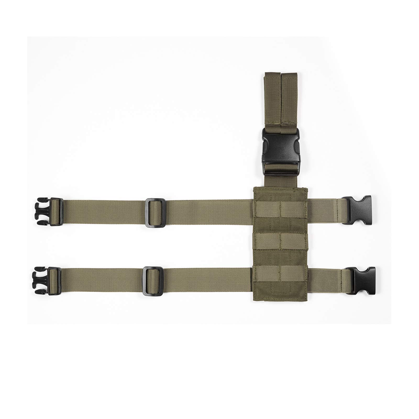 OneTigris Molle Drop Leg Panel 1000D Tactical Mini Platform for Pistol Holster（Ranger Green