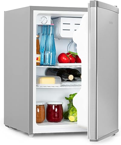 KLARSTEIN Cool Kid Mini Fridge 66 L Stainless Steel Energy Class E