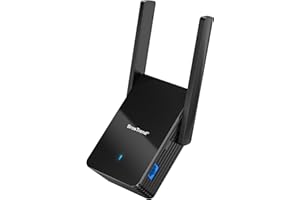 BrosTrend WiFi 6 AX3000 WiFi to Ethernet Adapter with RJ45 Gigabit Port, Dual Band Wireless Bridge for PC, Smart TV, Xbox, PlayStation, Printer, Blu-Ray Player, DVR etc. WiFi to Wired Ethernet Adapter