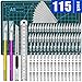DIYSELF Craft Knife Set - 125 Pcs With 110 Exacto Blades and 10 Utility Blades - Precision Knife for Cutting, Scrapbooking, Stencil, Fondant, Leather - Hobby Knife