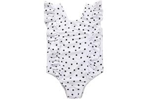 Baby Girls Swimsuit Ruffles Bathing Suits Cute Beach Swimming Backless Summer Swimwear