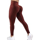 kkootapuakh Scrunch Butt Lifting Leggings for Women Seamless Gym Workout Leggings Soft High Waisted Tummy Control Yoga Pants