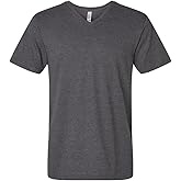American Apparel CVC V-Neck Tee Heather Charcoal