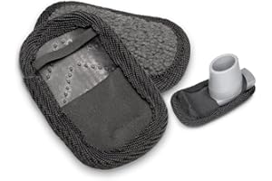 Ski Glide Covers for Walkers - Floor Protection, Seniors Medical Rollator Glider Accessories, Durable, Padded, 2 Black