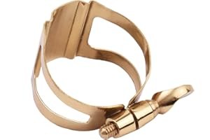 IUPPA Single Screw Adjustment Saxophone Ligature Compact Durable Ligature for Alto Saxophone