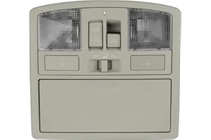 APPERFIT Overhead Console Sunroof Switch w/Dome Light & Sunglasses Holder Bezel for Interior Roof BBM6-69-970B-75 Compatible with Mazda 3 2010-2013 Map Reading Light Accessories Parts