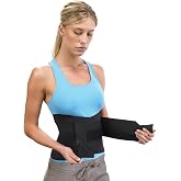 Breg Basic Lumbar Support (Medium) | Plus size LSO fit for men &amp; women, dual adjustable side pulls deliver targeted compression for strains and disc issues (M)