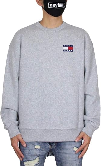 Amazon Co Jp トミーヒルフィガー トレーナー スウェット メンズ Tommy Hilfiger L グレー Tommy003 並行輸入品 服 ファッション小物