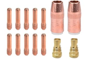 Replacement Welding Nozzle Kit for Bernard NS5818C and DS1, Includes 10 Contact Tips for Enhanced Performance (T-045)