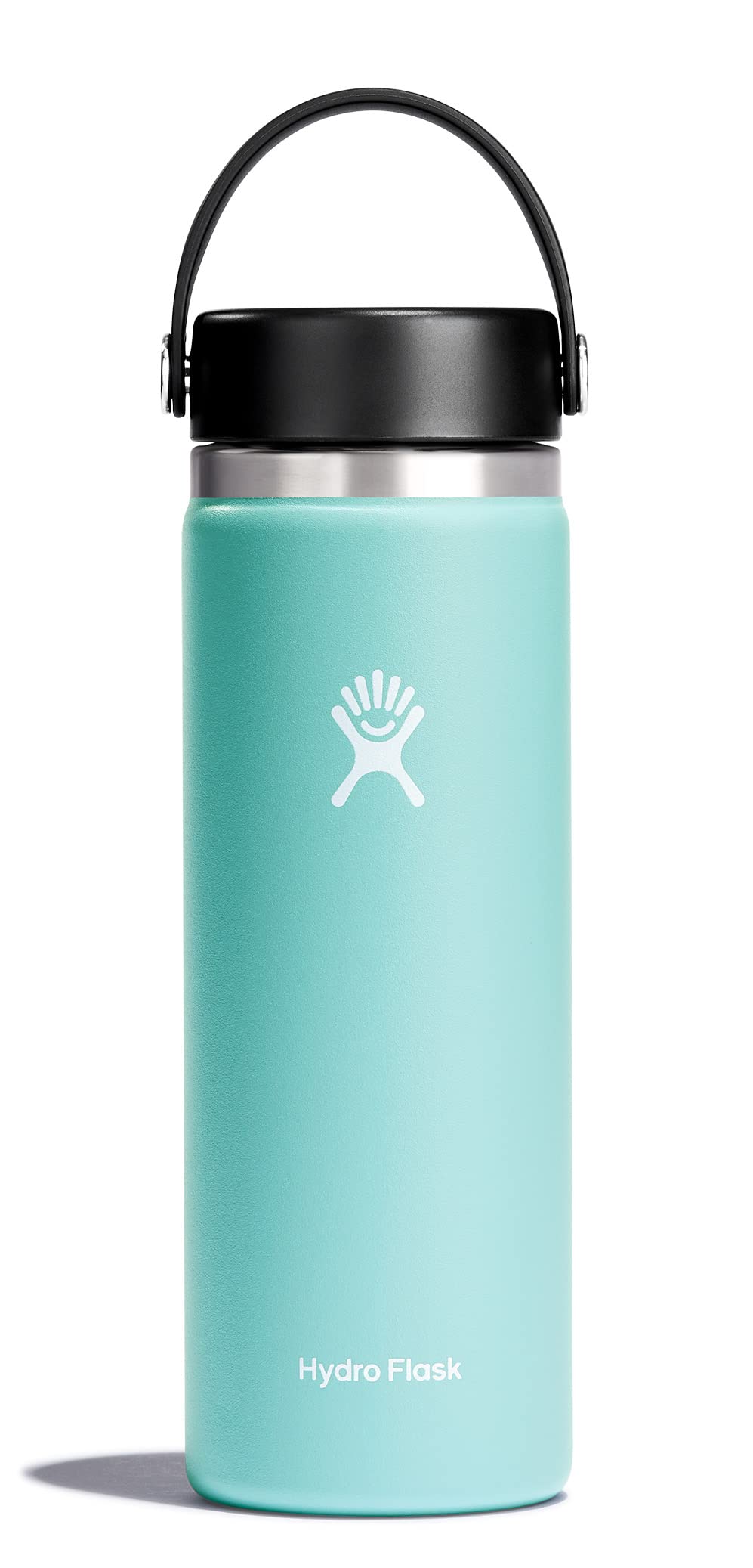 HYDRO FLASK - Water Bottle 591 ml (20 oz) - Vacuum Insulated Stainless Steel Water Bottle with Leak Proof Flex Cap and Powder Coat - BPA-Free - Wide Mouth - Dew — image 1